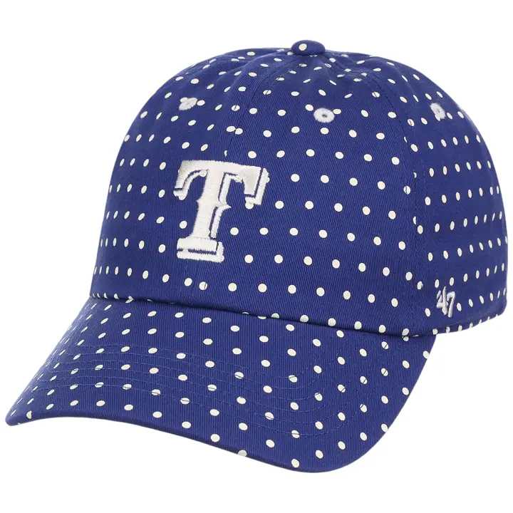 Texas Rangers MLB Femme Casquette à Pois '47 Clean Up RBL