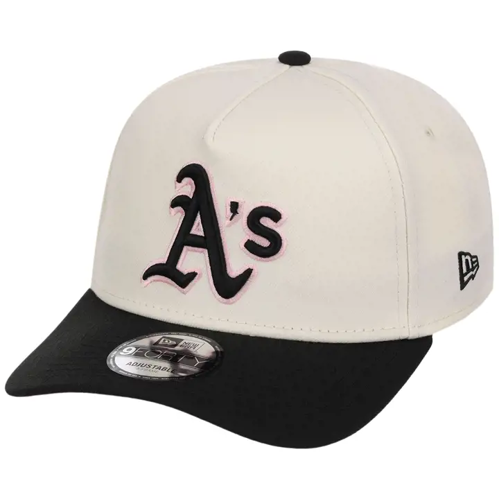 Casquette Oakland Athletics MLB Chrome Blinky 9FORTY AF CHRM/BLK/PNK