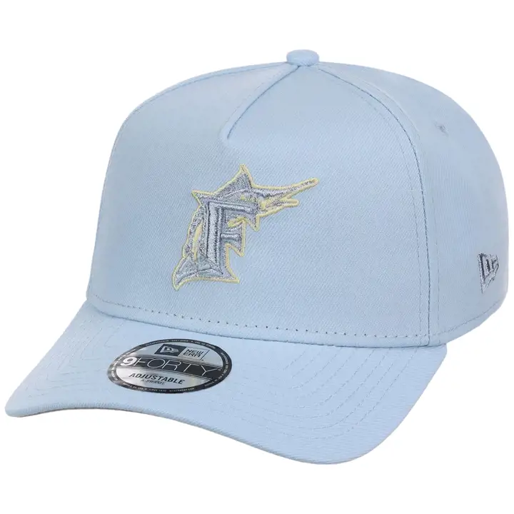 Florida Marlins MLB Glacial Blue 9FORTY AF LBL/GRY