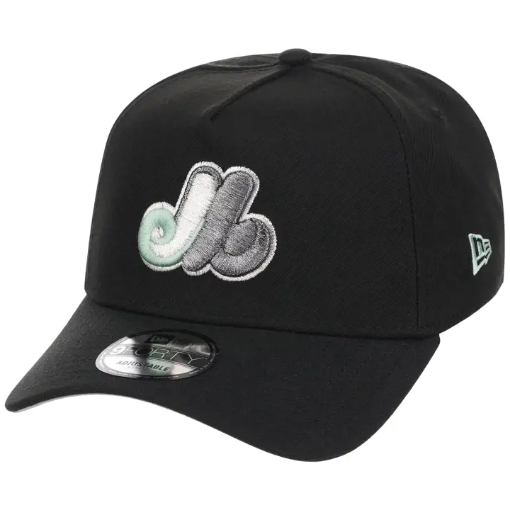 MONTREAL EXPOS MLB LHD Alpine Snow 9FORTY AF BLK/BLK/SEAFOAM