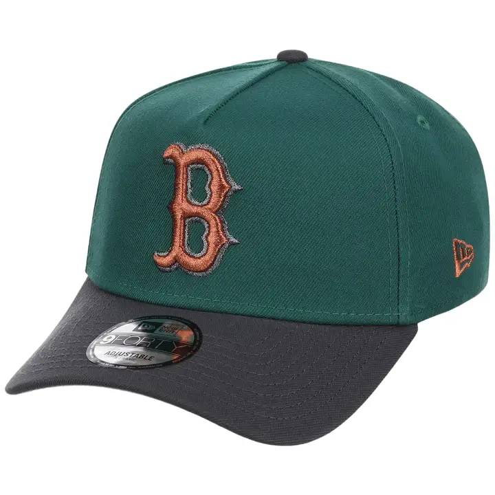 BOSTON RED SOX MLB GAUCHER Graphite Émeraude 9FORTY TAILLE UNIQUE VERT/GRAPH/