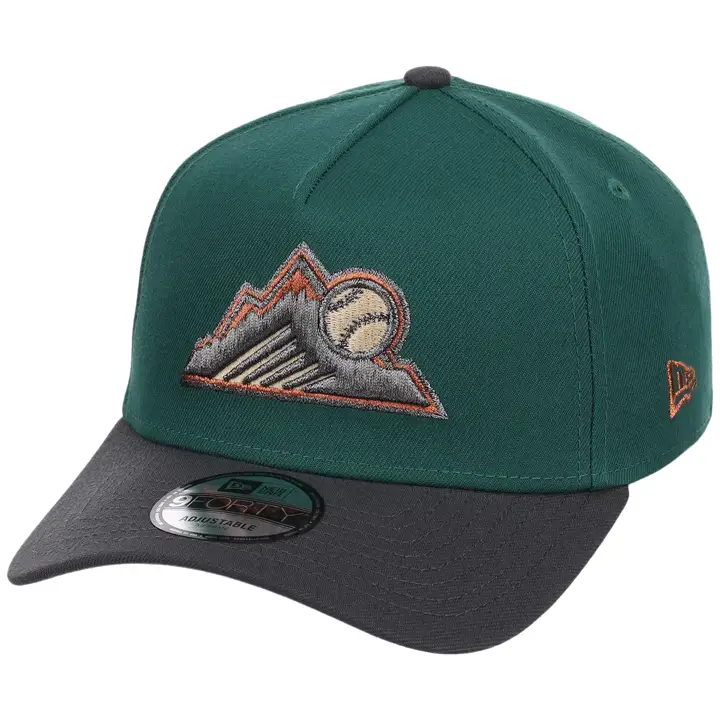 COLORADO ROCKIES MLB GAUCHER Émeraude Graphite 9FORTY TA GRN/GRAP