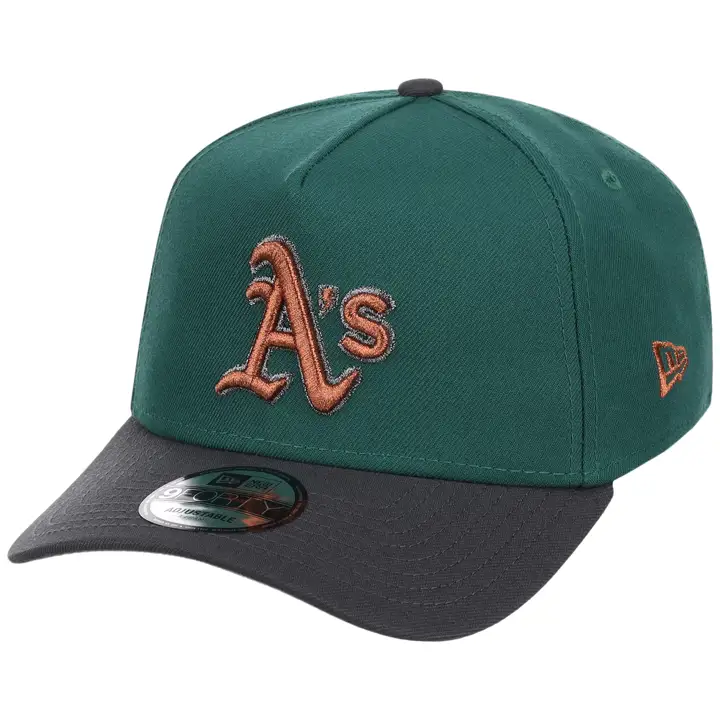 OAKLAND ATHLETICS MLB GAUCHER Graphite Émeraude 9FORTY AF VRT/GRA
