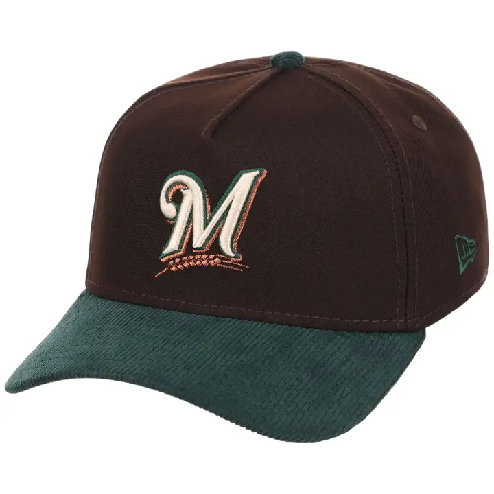 MILWAUKEE BREWERS MLB LHD Forest Ember 9FORTY AF DKBROWN/DKG