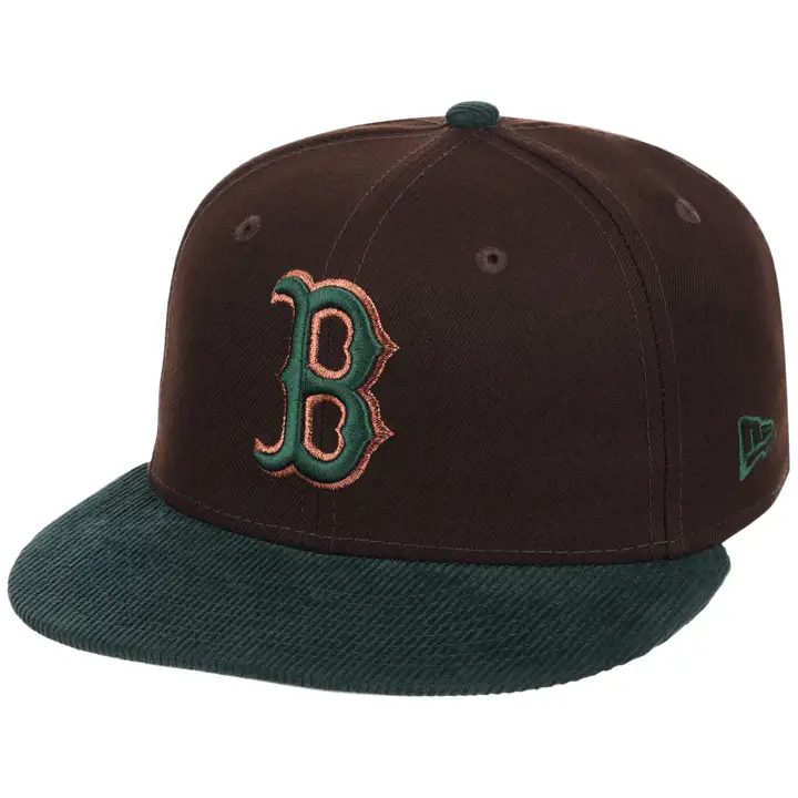 BOSTON RED SOX MLB GAUCHER Forest Ember 59FIFTY DKBROWN/DKGRN/GR