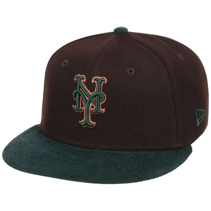 NEW YORK METS MLB LHD Forest Ember 59FIFTY DKBROWN/DKGRN/GRY