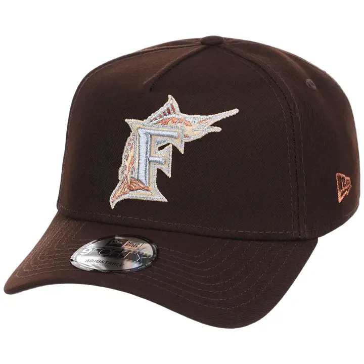 FLORIDA MARLINS MLB GCH Écorce givrée 9FORTY TA MARRONF/MARRONF/G