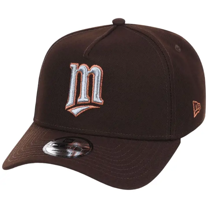 MINNESOTA TWINS MLB LHD Écorce Givrée 9FORTY TAILLE UNIQUE MARRON FONCÉ/MARRON FONCÉ/VERT
