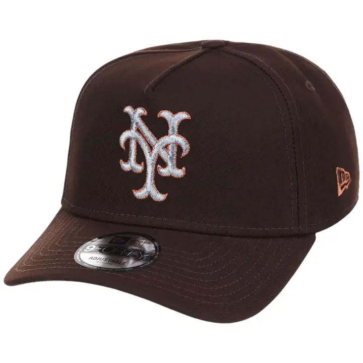 NEW YORK METS MLB Frosted Bark LHD 9FORTY AF DKBRN/DKBRN/GRY