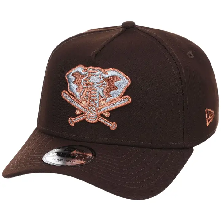 OAKLAND ATHLETICS MLB LHD Écorce Givrée 9FORTY TAILLE UNIQUE MARRON FONCÉ/MARRON FONCÉ
