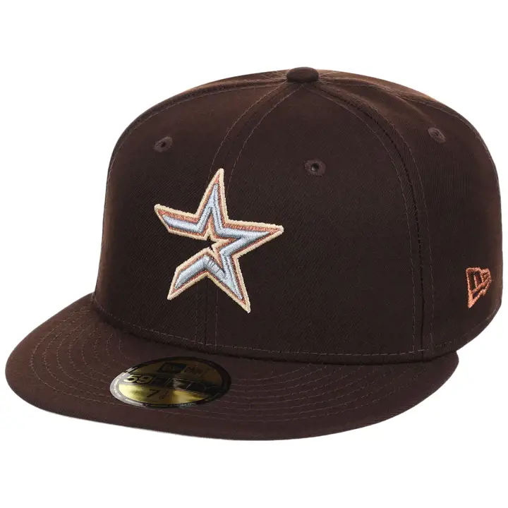 HOUSTON ASTROS MLB LHD Frosted Bark 59FIFTY DKBRN/DKBRN/GRY