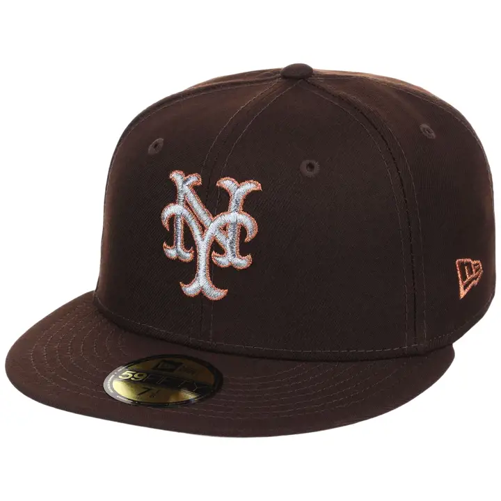 NEW YORK METS MLB Frosted Bark LHD 59FIFTY MARRON F/MARRON F/GRIS