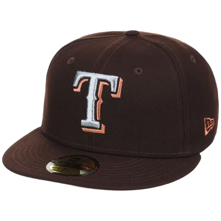 TEXAS RANGERS MLB LHD Frosted Bark 59FIFTY DKBRN/DKBRN/GRY