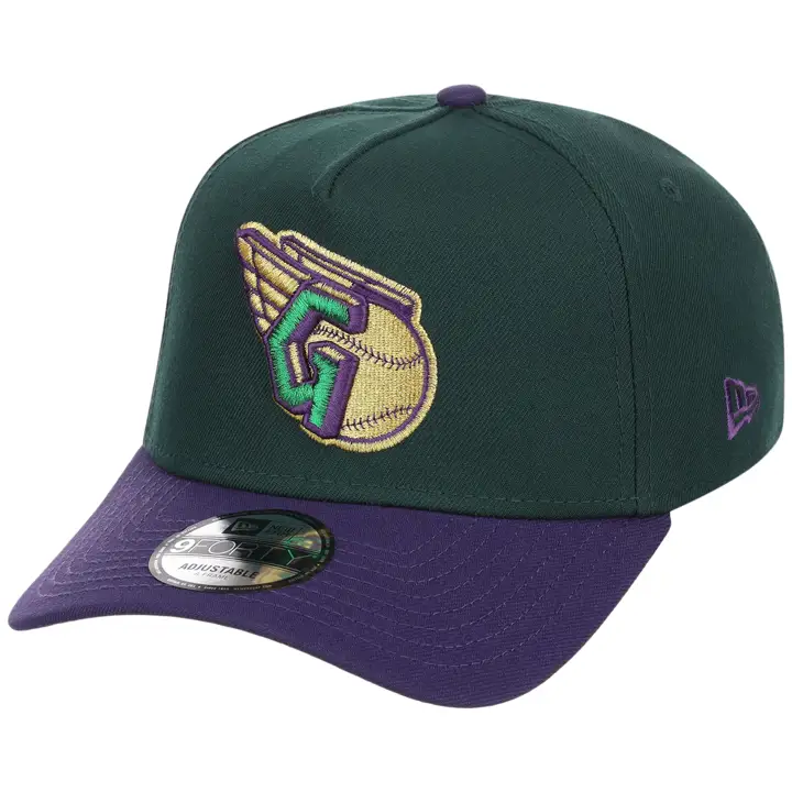 CLEVELAND GUARDIANS MLB LHD Joker 9FORTY AF DKGRN/PUR/GRY