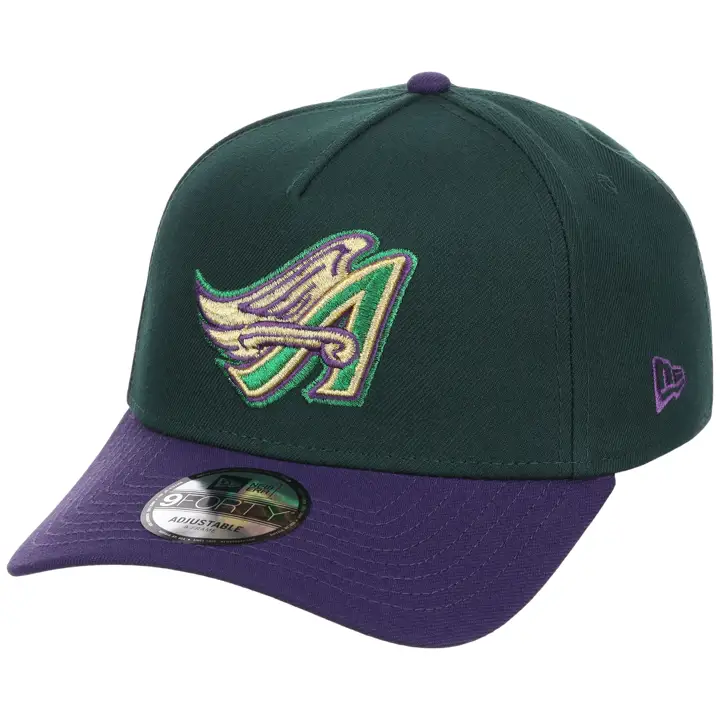 CASQUETTE ANAHEIM ANGELS MLB LHD Joker 9FORTY AF VERT FONCÉ/VIOLET/GRIS