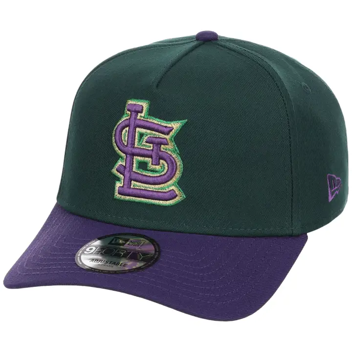 CASQUETTE 9FORTY AJUSTABLE MLB LHD St. Louis Cardinals Joker VERT FONCÉ/VIOLET/GRIS