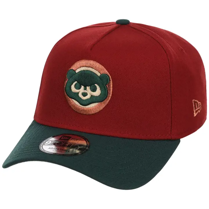 CHICAGO CUBS MLB LHD Terra Verde 9FORTY AF ROUGE/VERT FONCÉ/GRIS