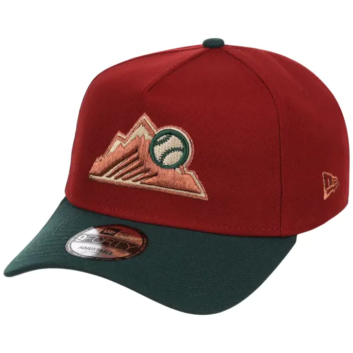 COLORADO ROCKIES MLB GAUCHER Terra Verde 9FORTY AF ROUGE/VERTF/GRIS
