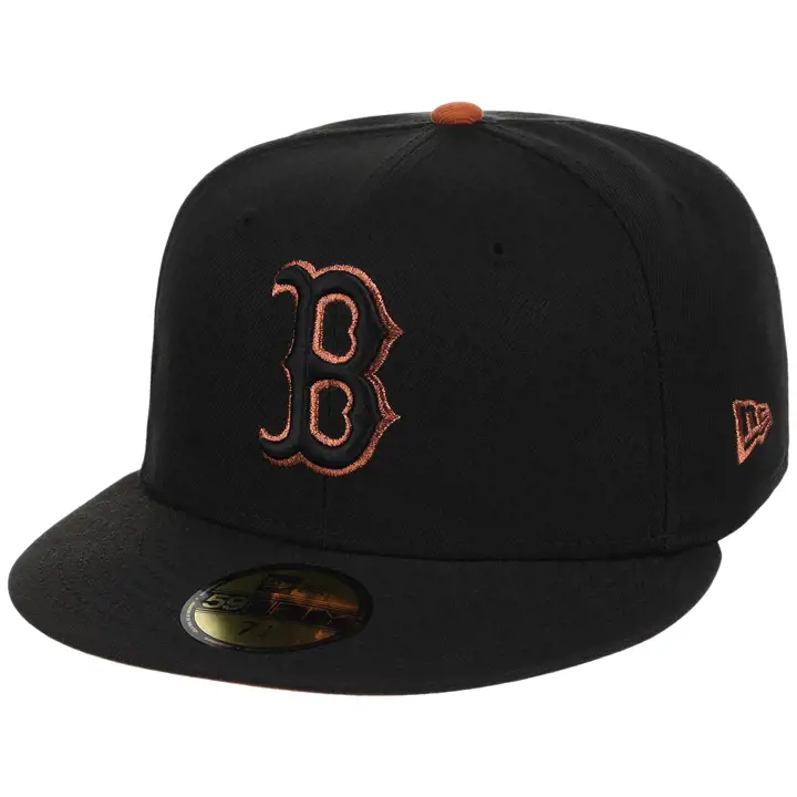 BOSTON RED SOX MLB GAUCHER Casquette 59FIFTY Noire/Noire/Rouille Cuivre