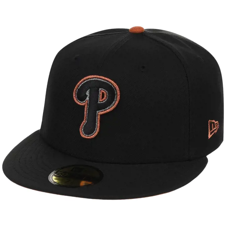 Casquette MLB 59FIFTY PHILLIES PHILADELPHIA LHD Cuivre Noir/Noir/Rouille