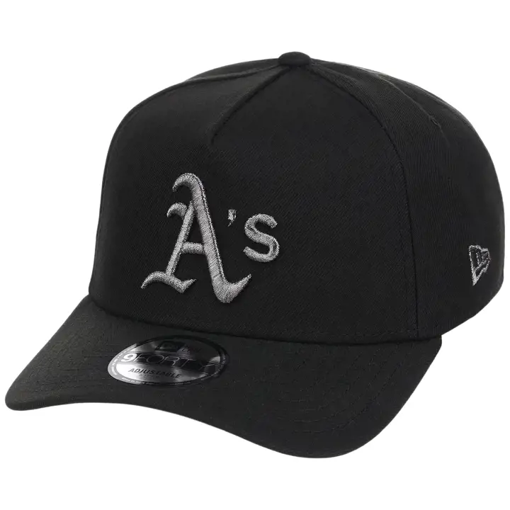 OAKLAND ATHLETICS MLB LHD Titane Liquide 9FORTY AF NOI/NOI/