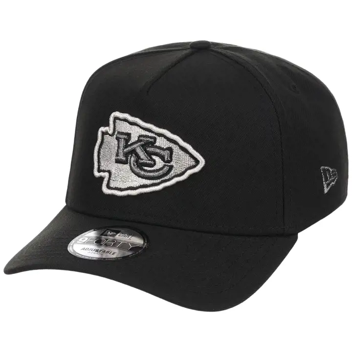 KANSAS CITY CHIEFS NFL LHD Liquid Titanium 9FORTY AF BLK/BLK