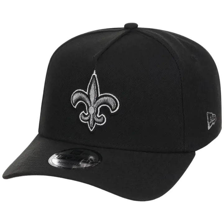 NEW ORLEANS SAINTS NFL Casquette LHD Liquid Titanium 9FORTY AF NOIR/NOIR