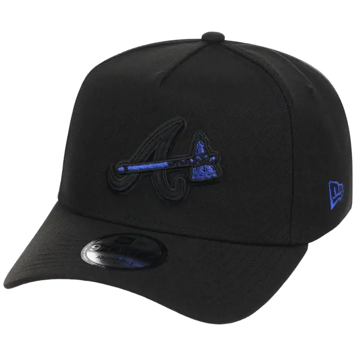Atlanta Braves MLB BLKROY 9FORTY AF 2.0 BLK/BLK/RBL
