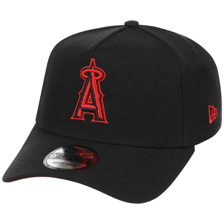 Anaheim Angels MLB NOIRROUGE 9FORTY AF 2.0 NOIR/NOIR/ROUGE