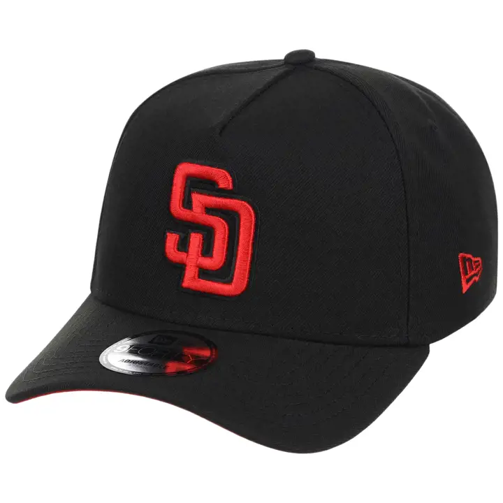 San Diego Padres MLB BLKRED 9FORTY AF 2.0 BLK/BLK/RED