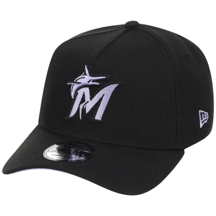Miami Marlins MLB BLKLAV 9FORTY AF 2.0 BLK/BLK/LAV