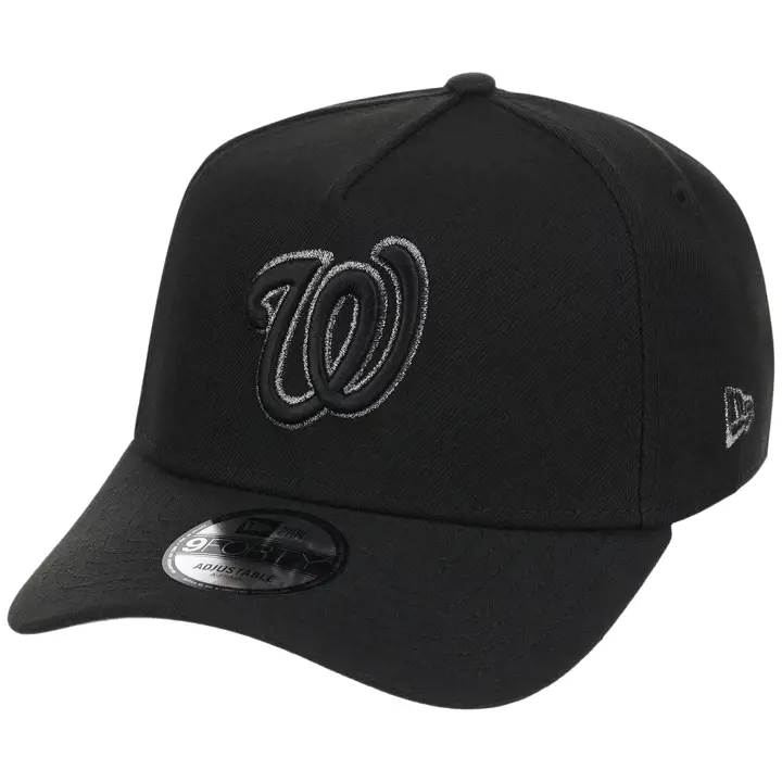 Washington Nationals MLB BLKPEWT 9FORTY AF 2.0 BLK/BLK/GRY