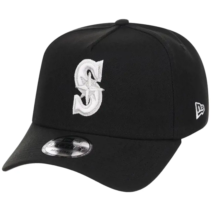 Seattle Mariners MLB BLKWHI 9FORTY AF 2.0 BLK/BLK/GRY