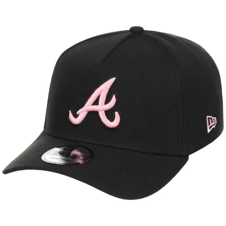 Atlanta Braves MLB BLKPNK 9FORTY AF 2.0 BLK/BLK/PNK