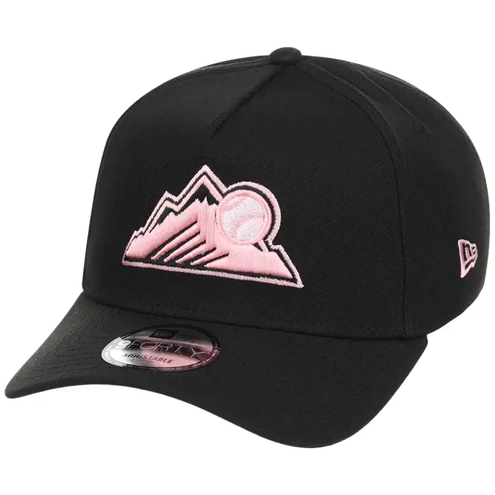 Colorado Rockies MLB BLKPNK 9FORTY AF 2.0 BLK/BLK/PNK