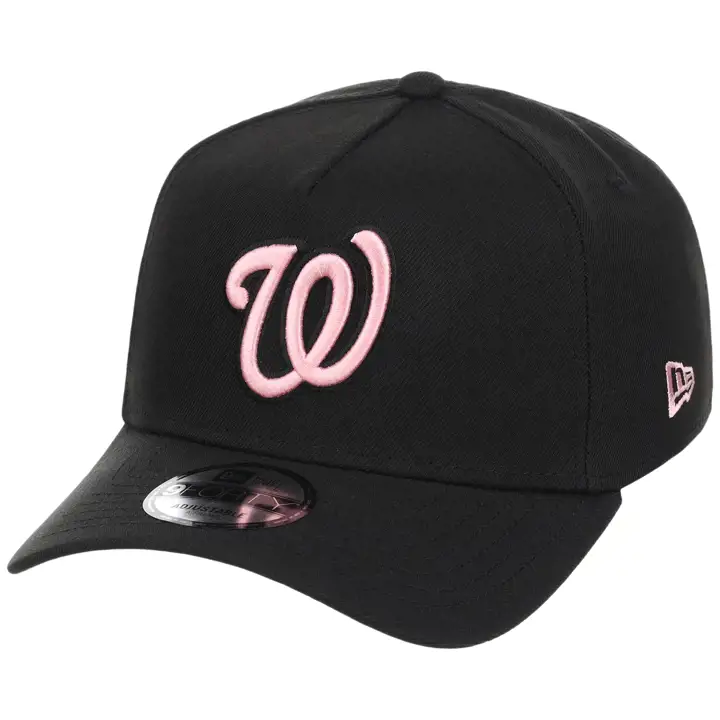 Washington Nationals MLB BLKPNK 9FORTY AF 2.0 BLK/BLK/PNK