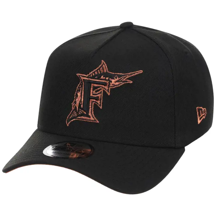 Miami Marlins MLB BLKRUST 9FORTY AF 2.0 NOI/NOI/ROUILLE