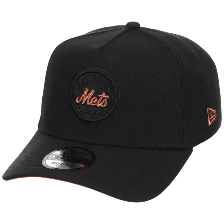 New York Mets MLB BLKRUST 9FORTY AF 2.0 NOIR/NOIR/ROUILLE