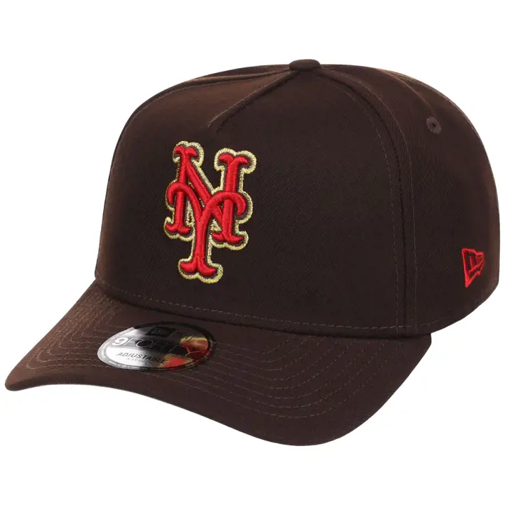 New York Mets MLB BURNTWOOD 9FORTY AF 2.0 BRN/BRN/GRY