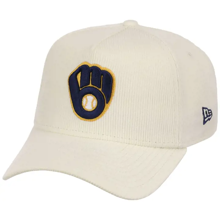 Milwaukee Brewers MLB CHR CORD 9FORTY AF 2.0 CHROME/CHROME/G