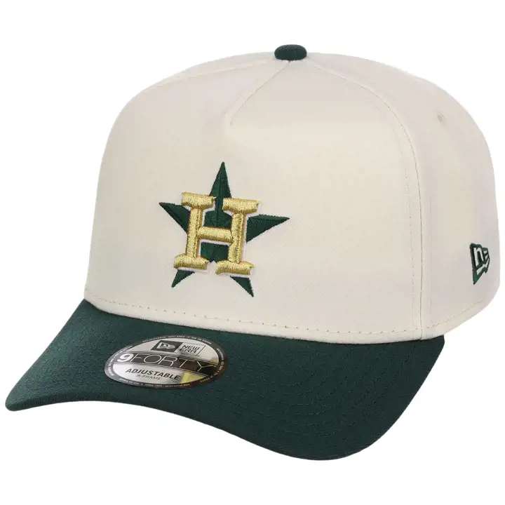 Houston Astros MLB CHRDKG 9FORTY AF 2.0 CHROME/DKGRN/GRY