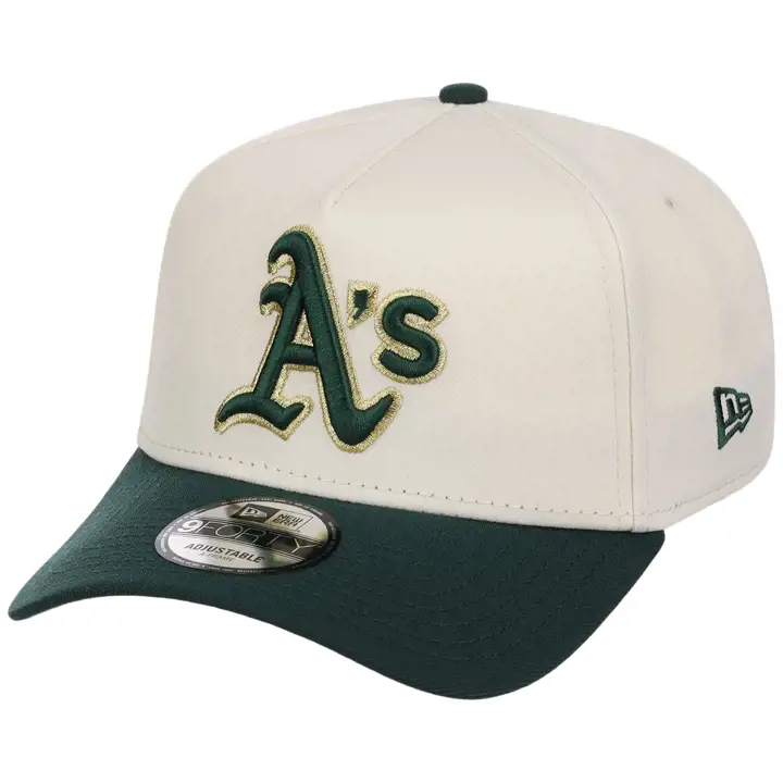 Oakland Athletics MLB CHRDKG 9FORTY AF 2.0 CHROME/DKGRN/GRY