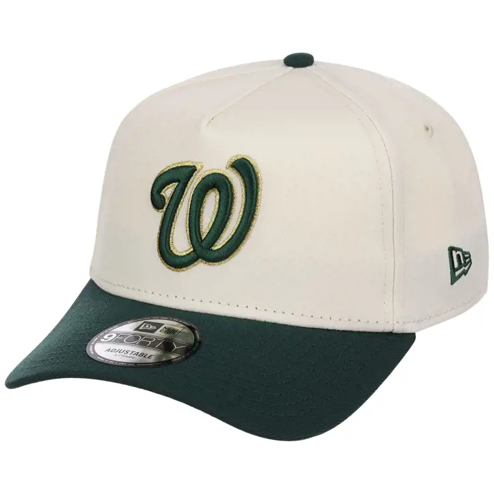 Washington Nationals MLB CHRDKG 9FORTY AF 2.0 CHROME/DKGRN/G