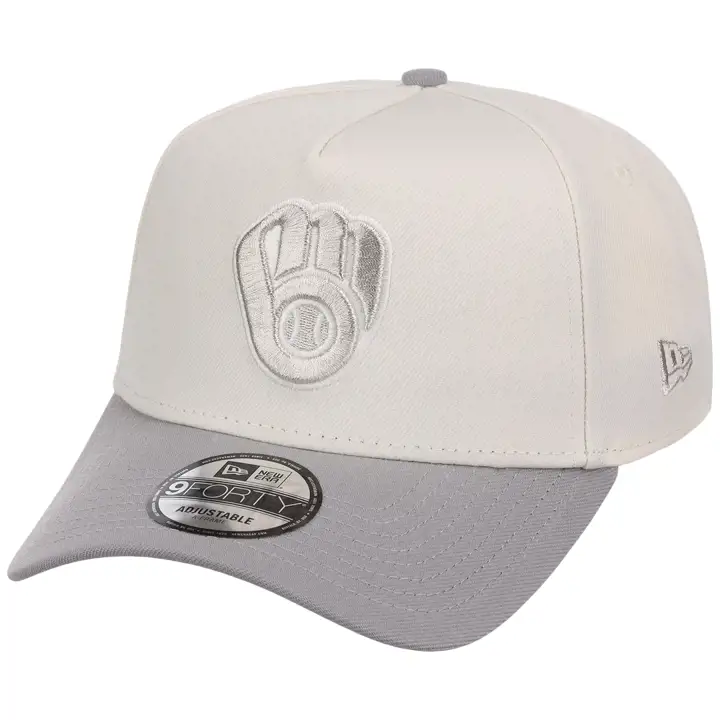 Milwaukee Brewers MLB CASQ 9FORTY AF 2.0 CHROME/GRIS/GRIS
