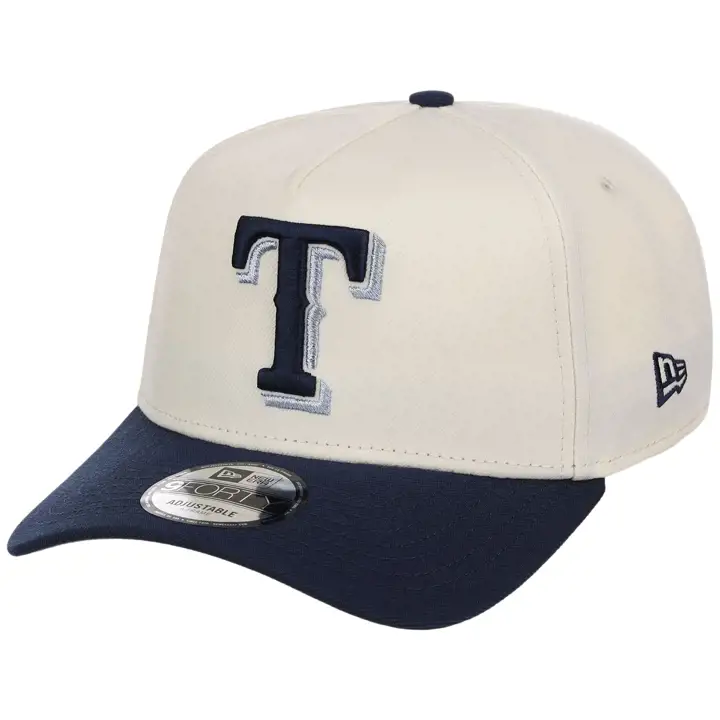Texas Rangers MLB CHRNVY 9FORTFORTY AF 2.0 CHROME/GRIS/GRIS