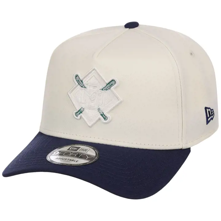 Milwaukee Brewers MLB CHROTC POP 9FORTY AF 2.0 CHROME/NAVY/G