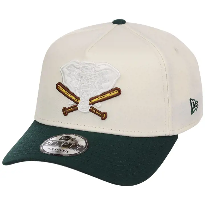 Oakland Athletics MLB CHROTC POP 9FORTY AF 2.0 CHROME/VERTFONCÉ/