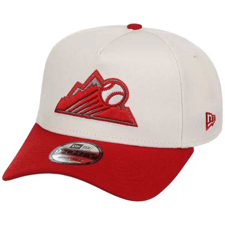 Colorado Rockies MLB CHRRED 9FORTY AF 2.0 CHROME/RED/GRY
