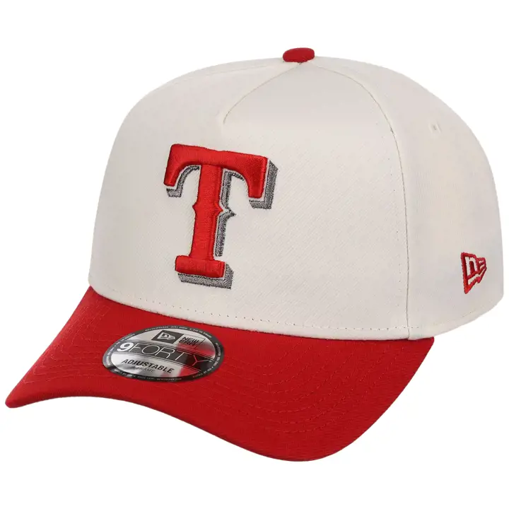 Texas Rangers MLB CHRRED 9FORTY AF 2.0 CHROME/ROUGE/GRIS