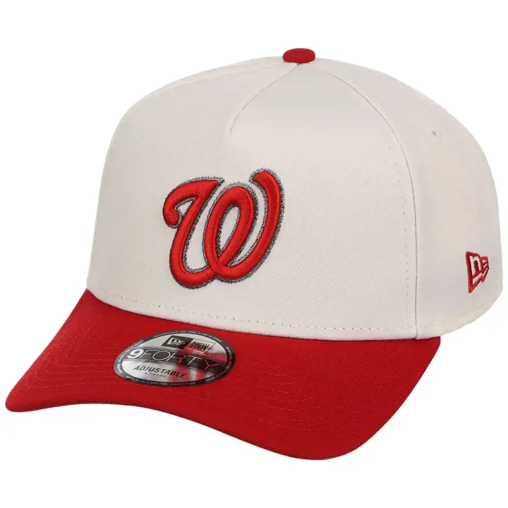Washington Nationals MLB CHRRED 9FORTY AF 2.0 CHROME/RED/GRY